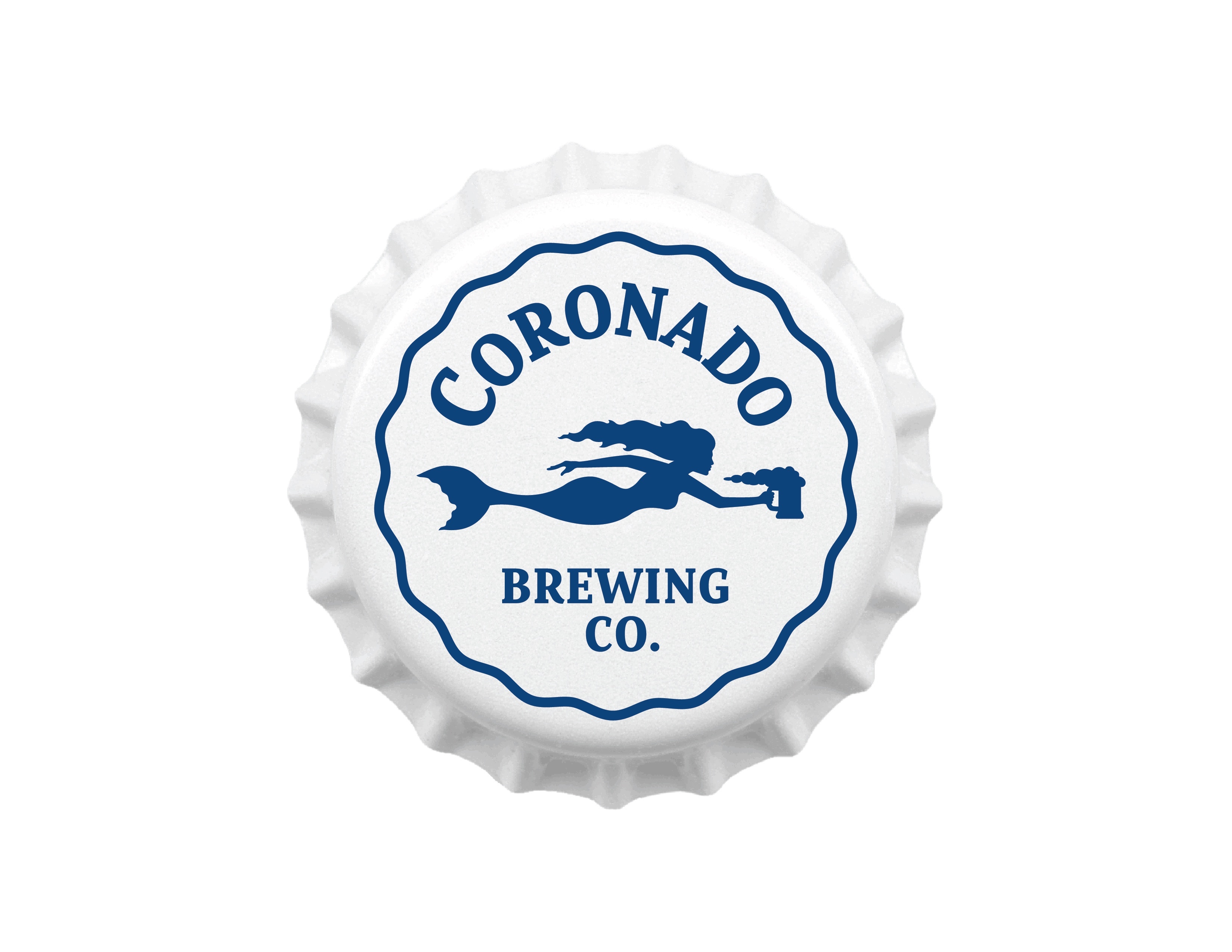 CORONADO BREWING COMPANY mermaid Idiot Islander STICKER decal craft beer brewery 
