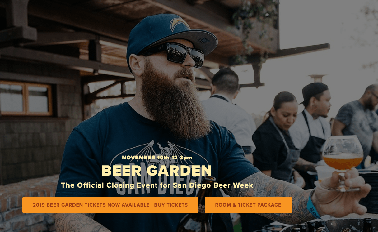San Diego Beer Week The Beer Garden Event Coronado Brewing Company