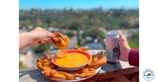 Father’s Day Recipe: Salted Soft Pretzels & Weekend Vibes IPA Cheese Dip