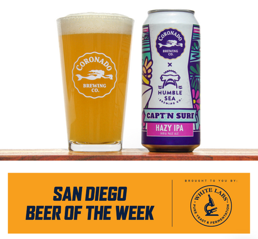 Capt'n Surf Hazy IPA boasts Beer of the Week on San Diego Beer News