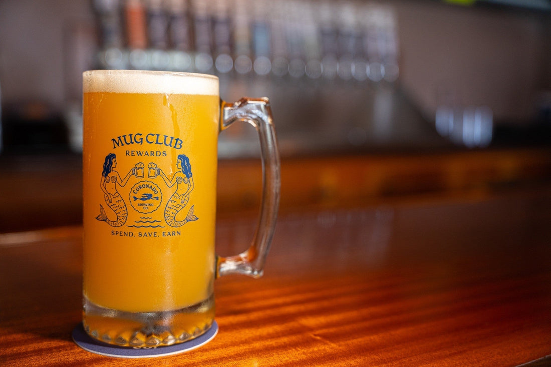 Coronado Brewing Mug Club draft beer at the pub
