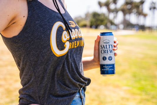 Coronado Brewing Salty Crew Blonde Ale with light hop character