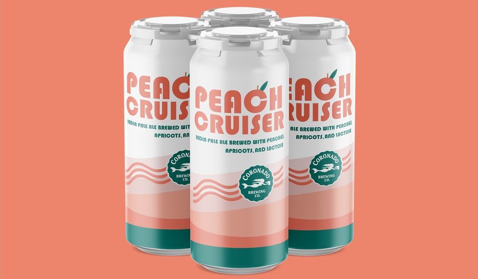 CORONADO BREWING RELEASES FAN-FAVORITE PEACH CRUISER IPA IN 16OZ CANS