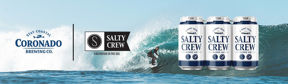 CORONADO BREWING COLLABORATES WITH ICONIC SALTY CREW BRAND