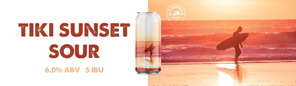 Coronado Brewing Debuts Third Beer in 2019 Art Series: Tiki Sunset Sour