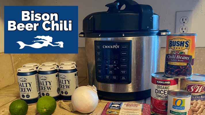 Fall Recipes: Bison Beer Chili w/ Salty Crew Blonde Ale