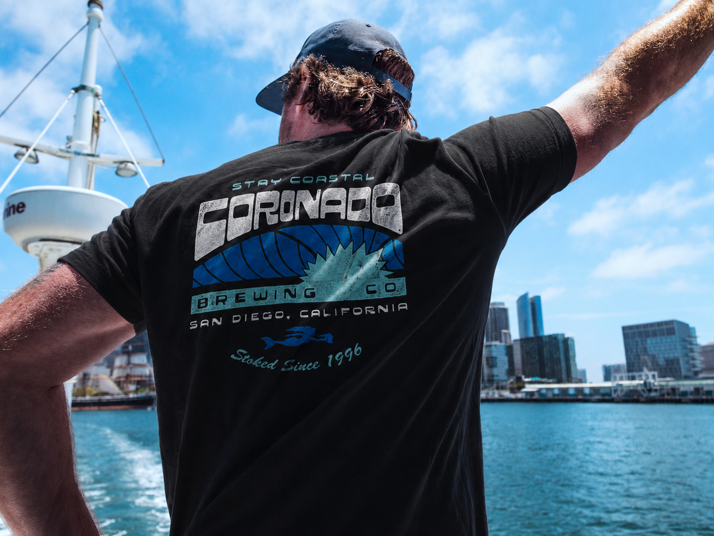Block Wave Tee