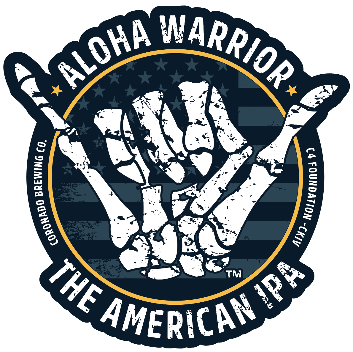 Aloha Warrior Sticker