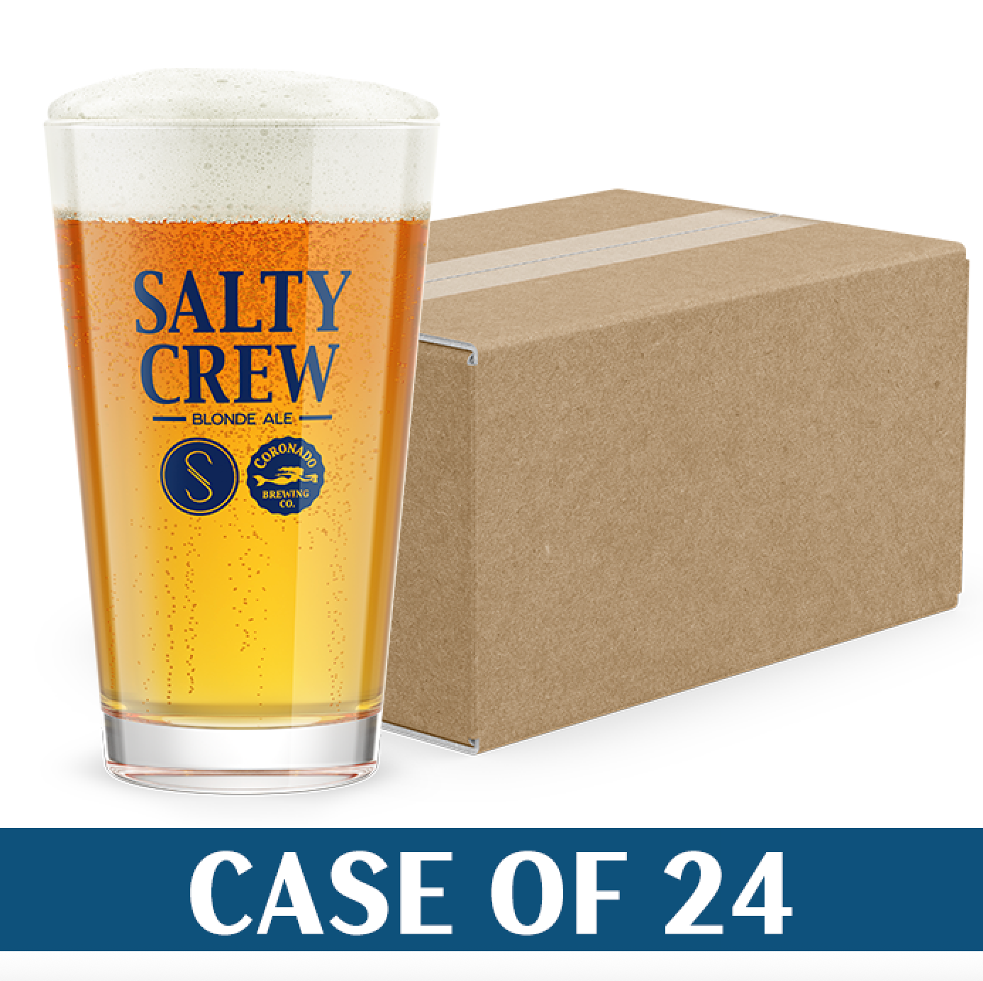 Salty Crew Pint Glass Case