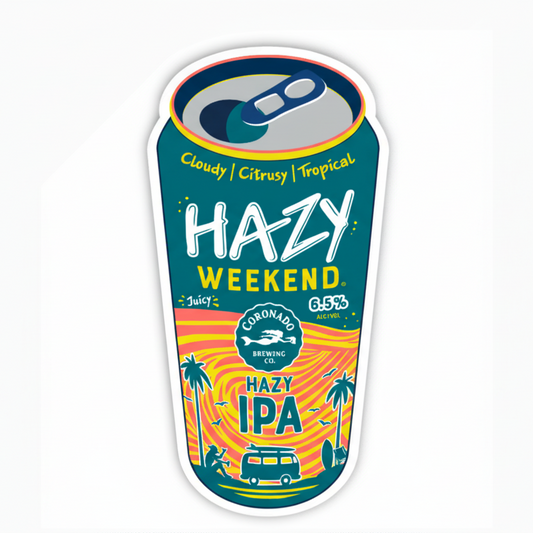 Hazy Weekend Beer Can