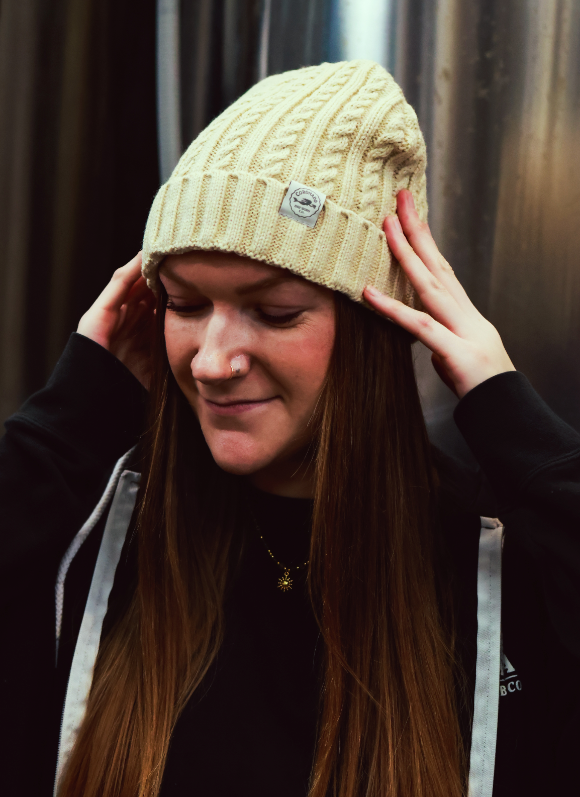 Women's Beanie - Stone/Beige