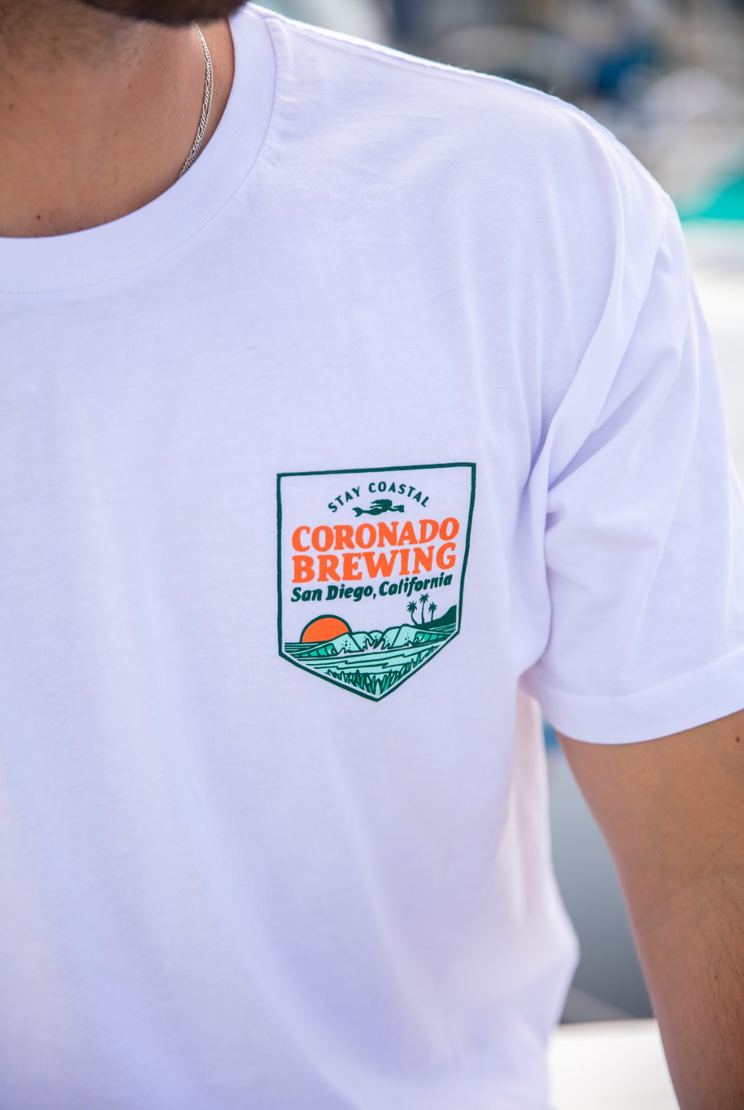Them Waves Stamp Tee